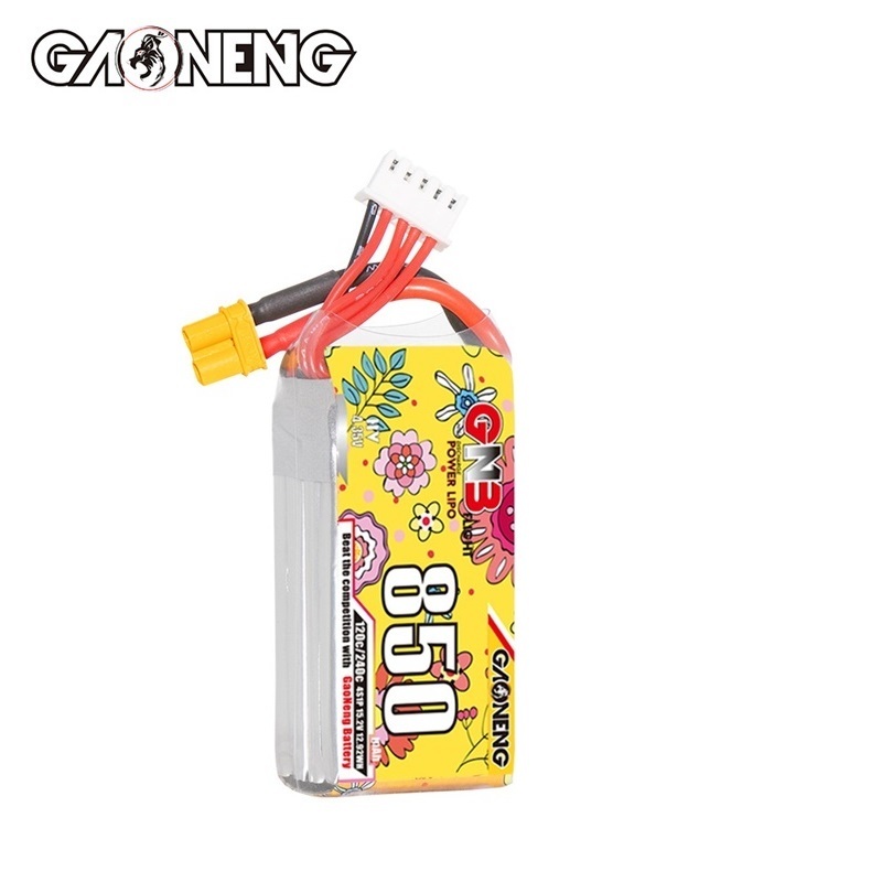 Upgraded GNB 4S 15.2V 850mAh L - đánh giá và giá Drone Battery Li-Ion
