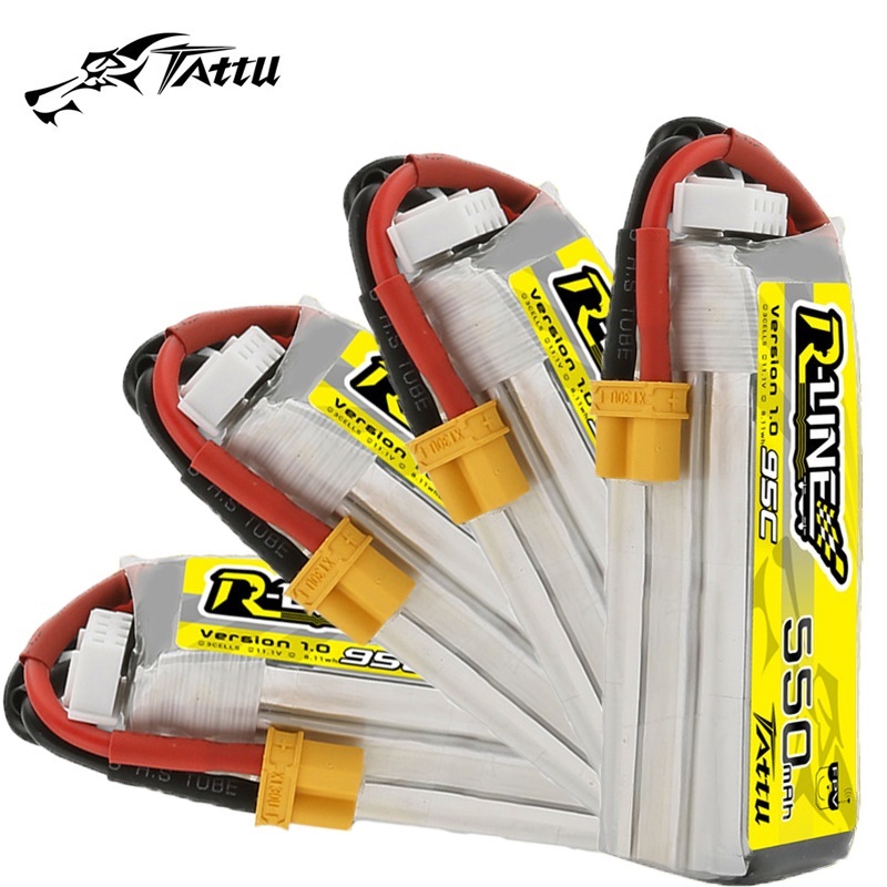 Upgrade TATTU R-LINE 1.0 550mA - đánh giá và giá Drone Battery Li-Ion