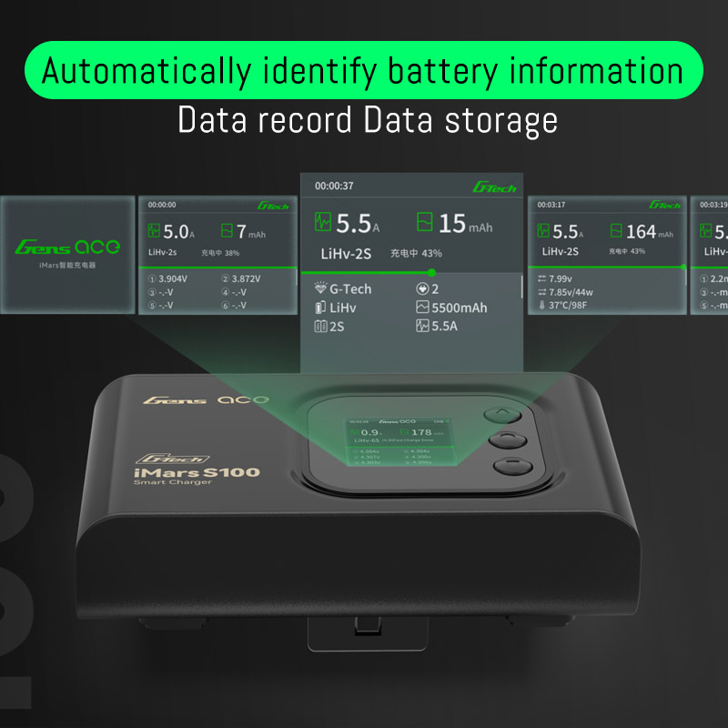 GensAce iMars S100 G-Tech Smar - đánh giá và giá Drone Battery Smart