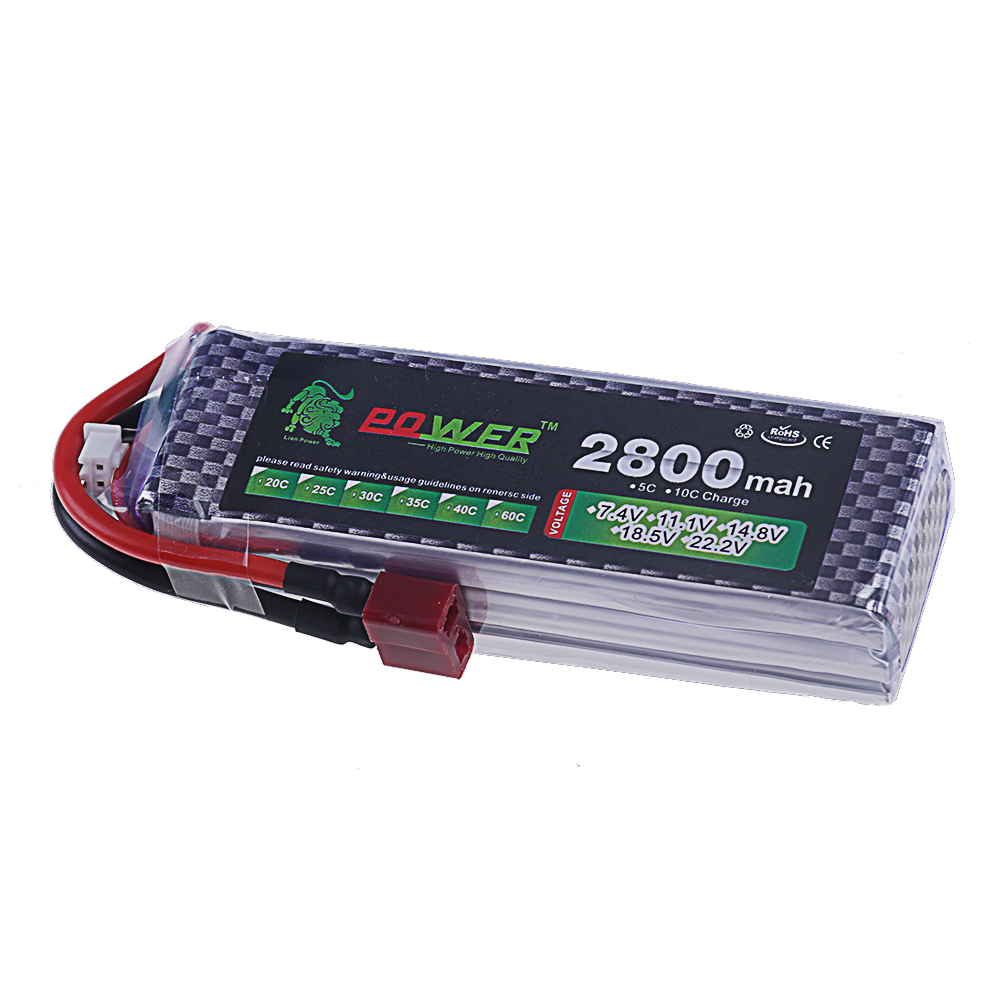 2800mAh 3S 11.1V 40C FPV Drone - đánh giá và giá Drone Battery 3S