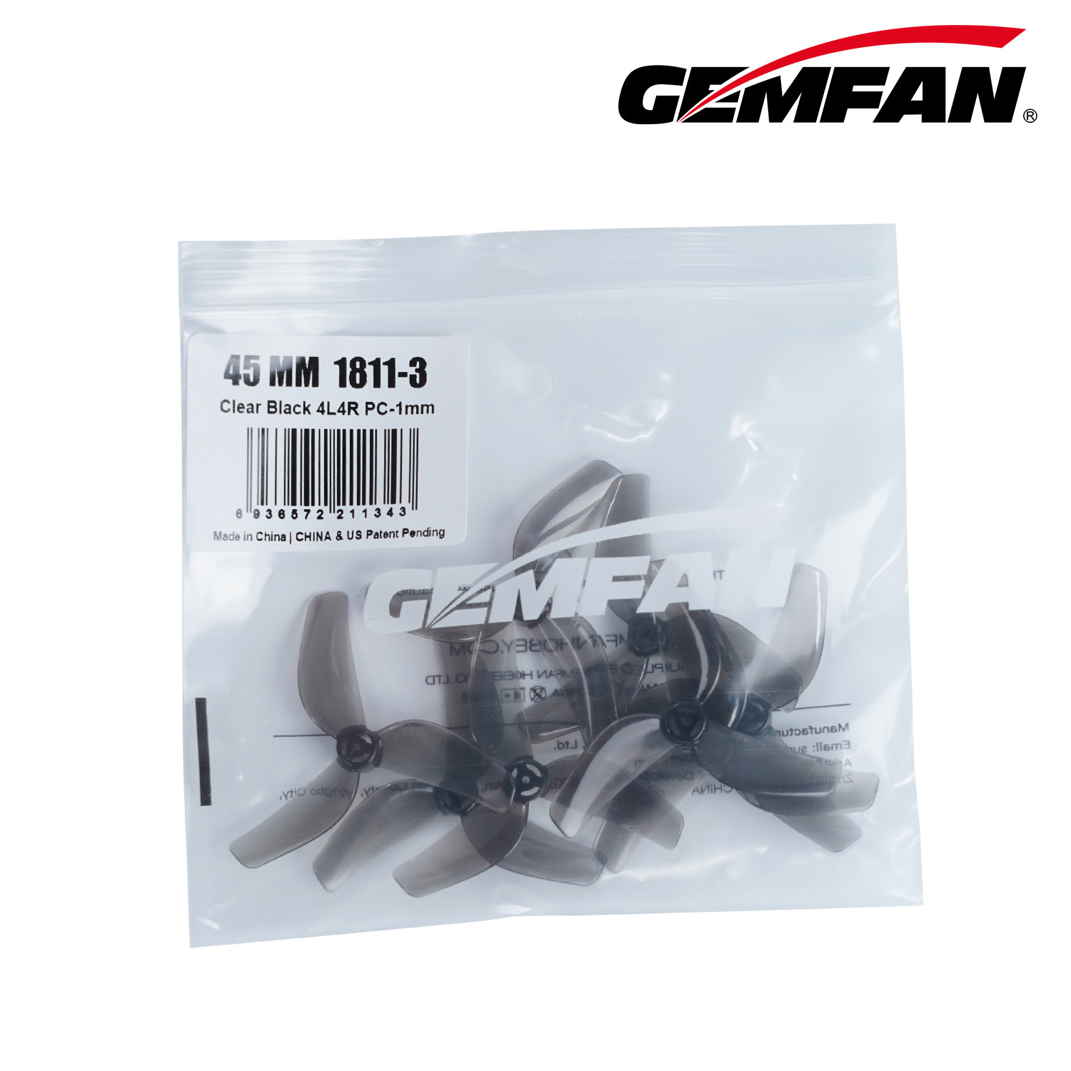 4 Pack Gemfan 1811 45mm 3-Blad - đánh giá và giá Drone Battery Bag