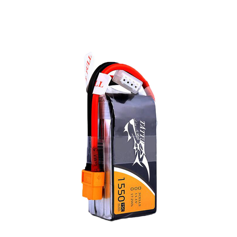 TATTU 3S 11.1V 1550mAh 75C LiP - đánh giá và giá Drone Battery Li-Ion